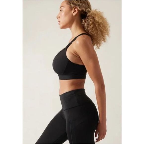 Athleta Ultimate Adjustable Bra A-C In Black Size M - Picture 4 of 10